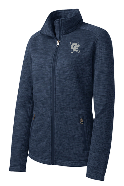 Port Authority® Ladies Digi Stripe Fleece Jacket